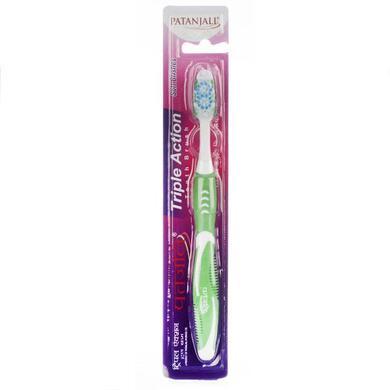 Patanjali tripple action tooth brush 1 pcs