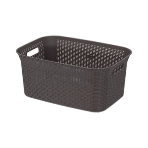 Cosmoplast 50L CEDARATTAN LAUNDRY BASKET