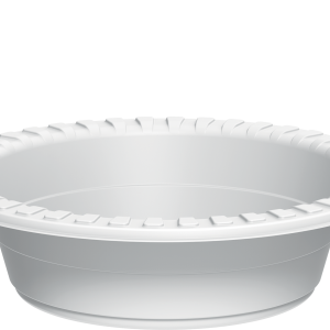 Cosmoplast 6 OZ PACK OF 25 PLASTIC ROUND BOWLS