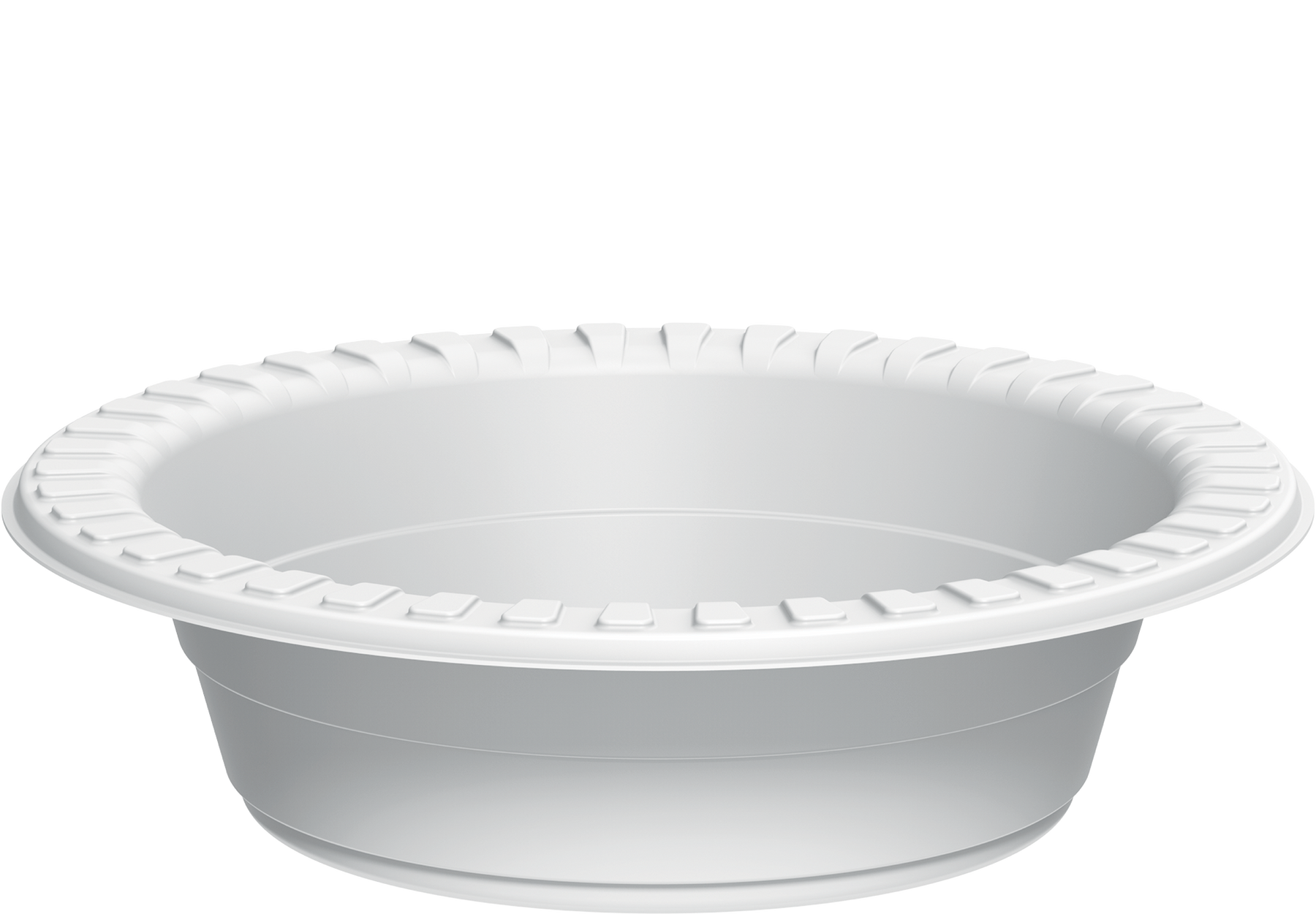Cosmoplast 6 OZ PACK OF 25 PLASTIC ROUND BOWLS