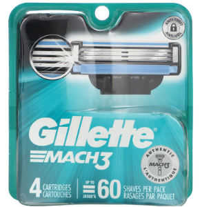 Gillette mach3 4 blade