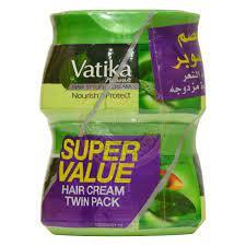 Vatika hair cream nourish & protect twin pak - 140 ml