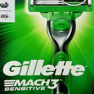 Gillette mach3 sensitive razor + 1 refill cartridge ...