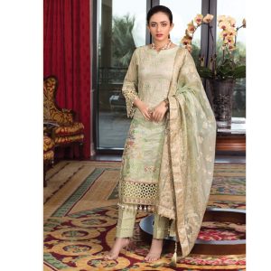 Alzohaib Mahiymaan Luxury Lawn D10