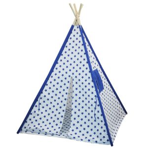 Indiana Triangular Tent - Blue Stars