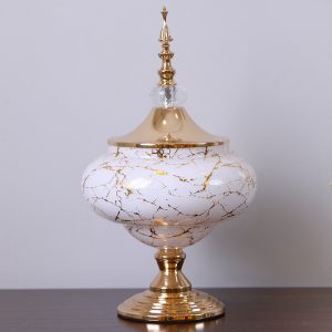 Madelyn Trinket Jar Gold 24X24X40CM