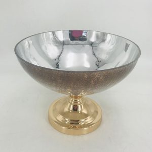 Villari Fruit Bowl Gold 30x30x22cm 88112