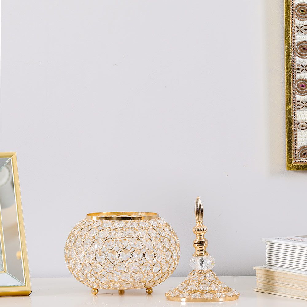 Seletti Crystal Table Deco - Gold - Image 2