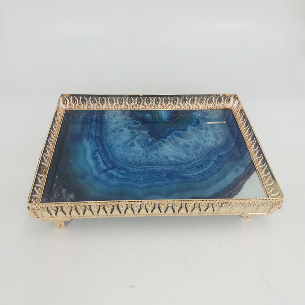 Alessi Rectangular Tray Gold 42x31.5x9cm 90309A