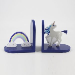 Rosti MDF Bookend Blue 15x10x15.5CM HO-WG0936BU Kids