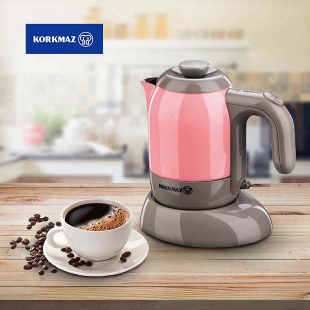 Korkmaz Mia Electrical Coffee Pot Pink - C-MX-A475 - Image 4