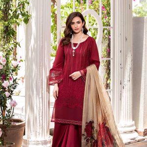 TAWAKKAL Sumptuous Serenity Unstitched Chiffon Aari Embroidery D-D 9432