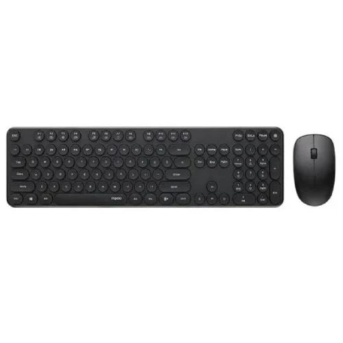 Rapoo X260S Wireless Optical Mouse Keyboard Combo AR Black 12003