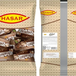 Nowruz Wafers Nuts Flavored With Chocolate, 400g