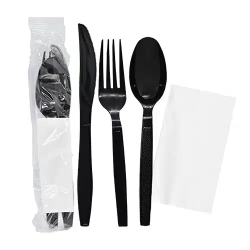 Saada Plastic Cutterly Set Black 500 Pieces