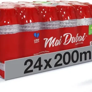 Mai Dubai Low Sodium Drinking Water Shrink Wrap 200 ml x 24