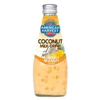 American Harvest Coconut Milk With Nata De Coco Mango 290 ml