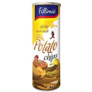 Fillimie Potato Chips Pizza Flavour 140G Tin