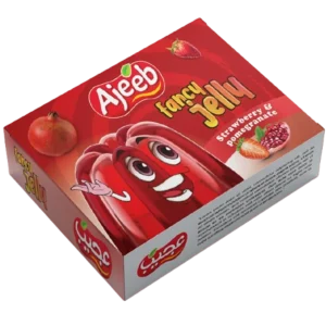 Ajeeb Fancy Jelly Strawberry & Pomegranate - 85Gm