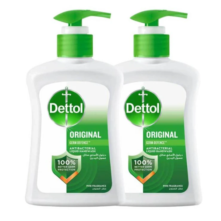 Dettol Original Anti-Bacterial Liquid Hand Wash 2x200Ml