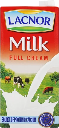 Lacnor Essentials Full Cream Milk 1L