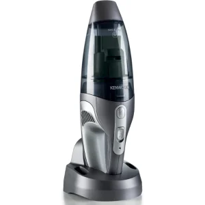Kenwood Wet & Dry Cordless Handheld Vacuum Cleaner With 14.8V Lithium-Ion Battery, 500Ml Dust Capacity, 120Ml Liquid Capacity, Hvp19.000Si Black/Silver