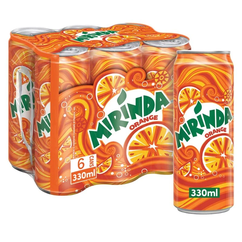 Mirinda Soft Drink Can 4x6x330ml
