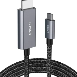 Anker Usb-C To Hdmi Nylon Cable 6Ft Black - A8730H11