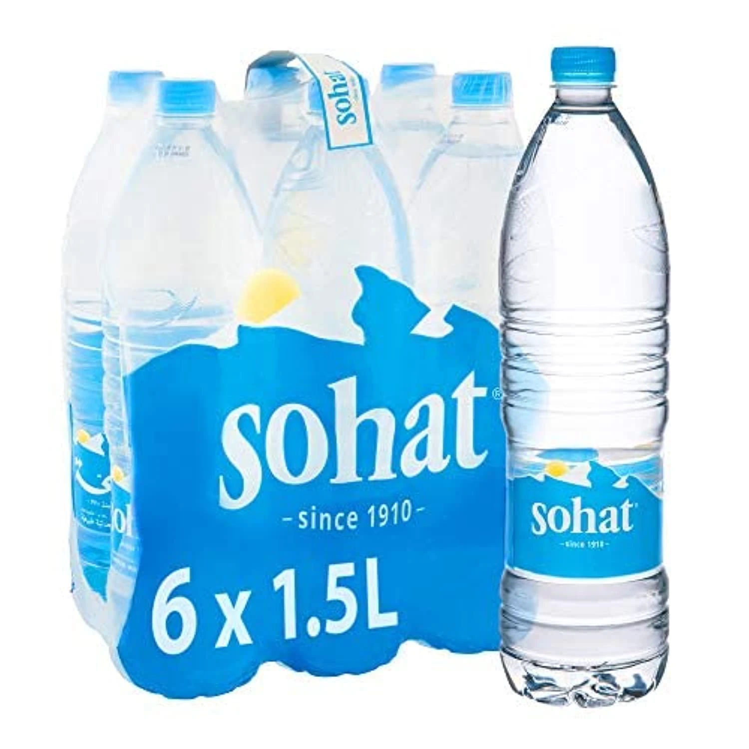 Sohat Natural Mineral Water, 1.5L x 6