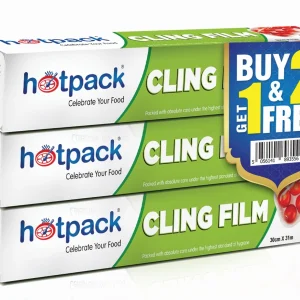 Hotpack Cling Film 100 Sqft - 2  Pieces + 1 Pieces