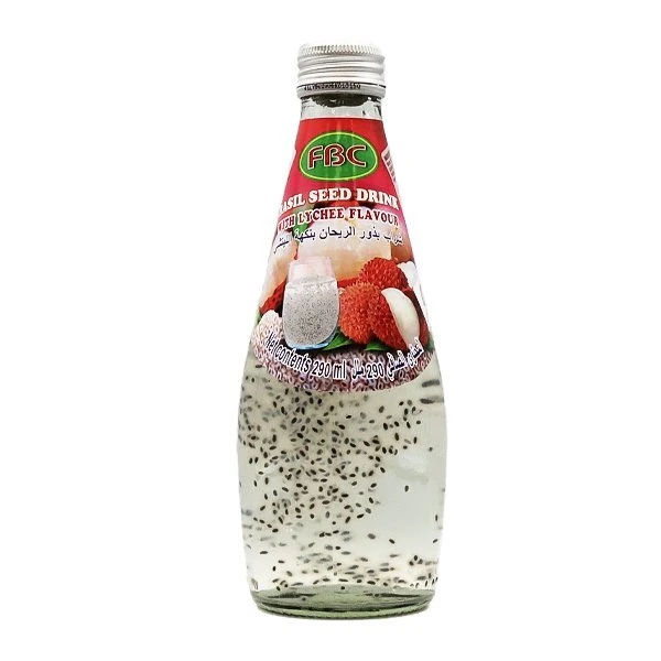 FBC Basil Seed Drink With Lychee Flavored 290ml