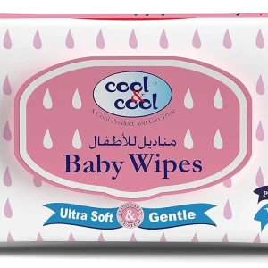 Cool & Cool Baby Wipes Regular 80 Count