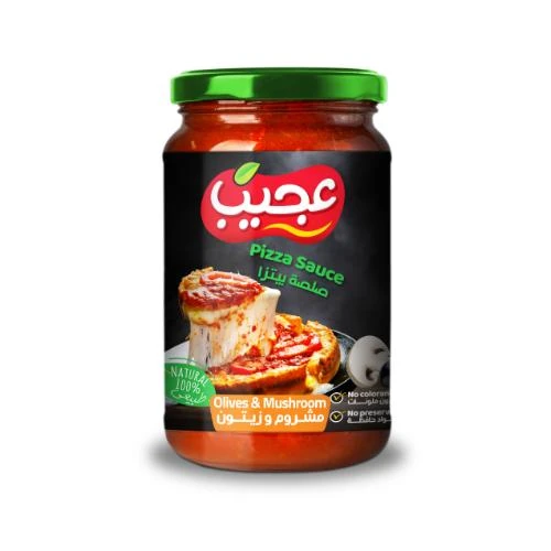 Ajeeb Pizza Sauce Olive & Mushroom 360g