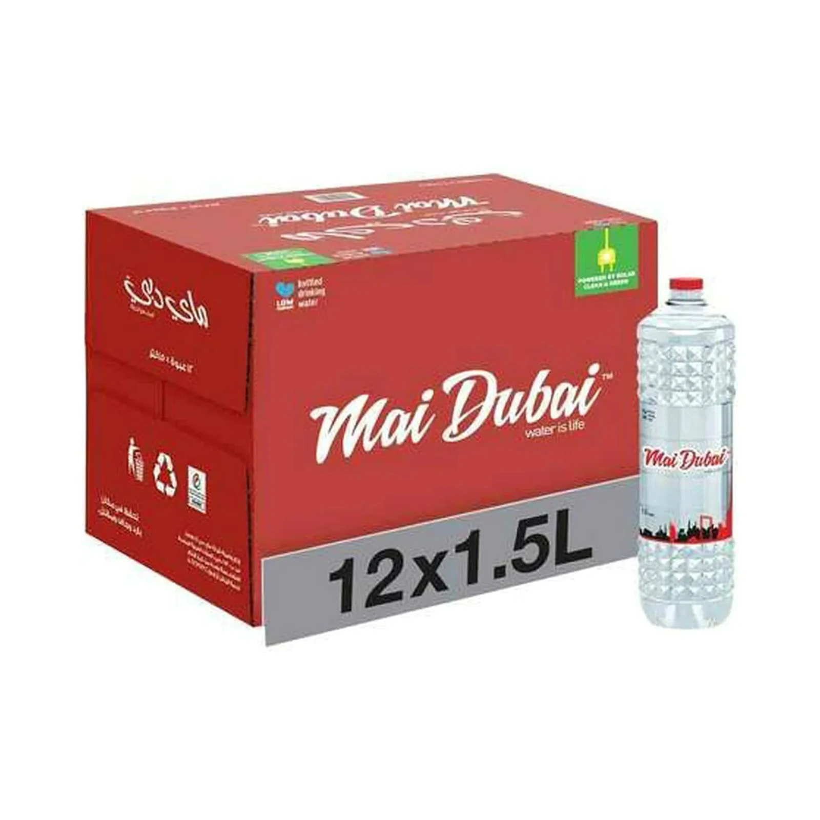 Mai Dubai Water Bottle 1.5 Lt x 12