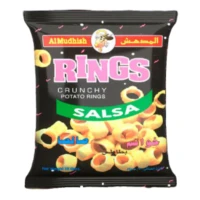 Al Mudhish Potato Rings Salsa Flavor Chips 15g x 96