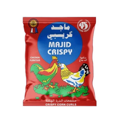 Majid Crispy Chips Chicken Flavour 40 x 12g
