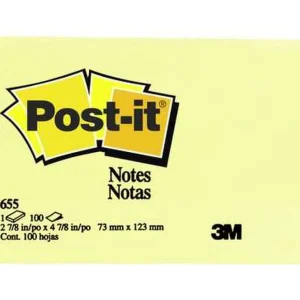3M Post-It Pad 3" x 5" 655