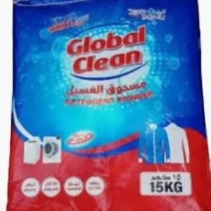 Global Clean Powder Detergent 2in1, 15KG