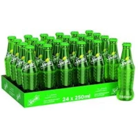 Sprite Carbonated Drinks In Glass Bottle, 250 ml (Carton: 24 x 250 ml)