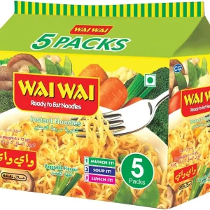 Wai Wai Noodles Vegetable 75g x 5