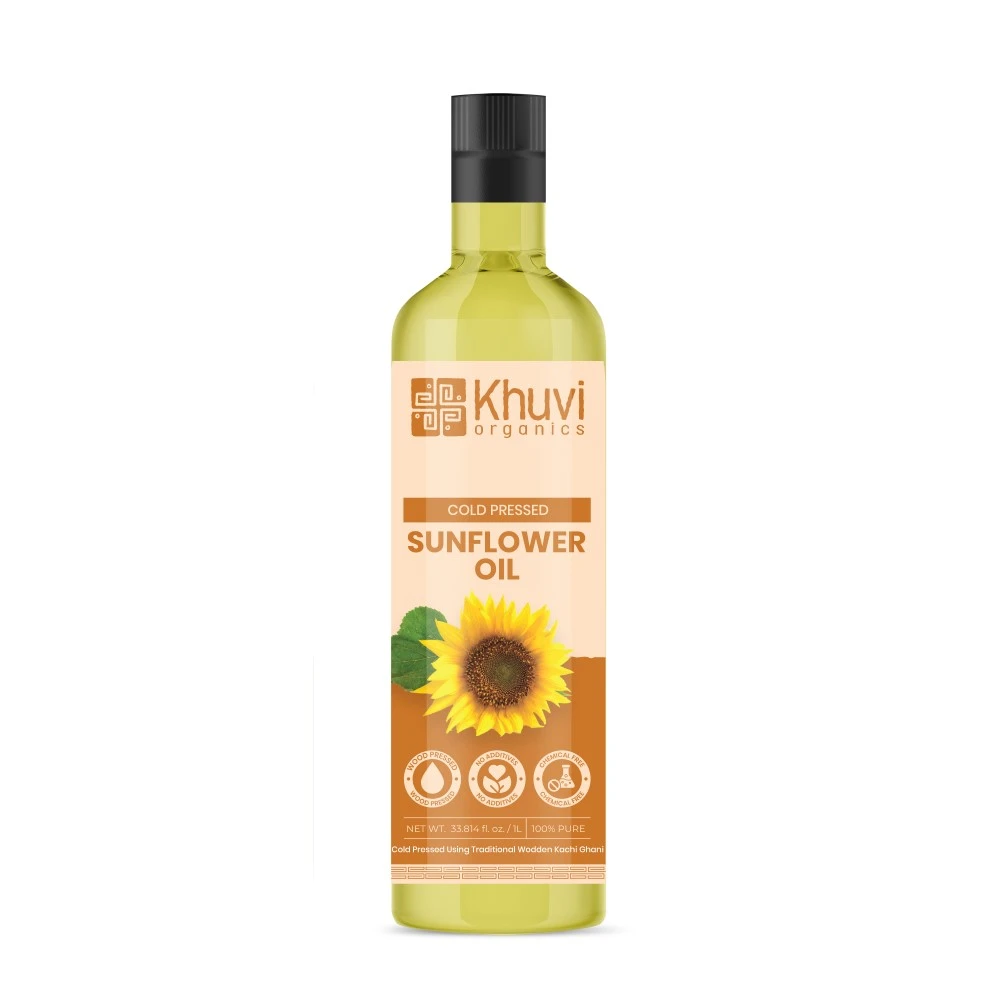 Khuvi Organics Sunflower Oil 1 Litre