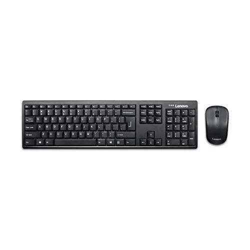 Lenovo 100 Wireless Combo Mouse & Keyboard ENG/AR Black 4X31N94476