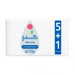 Johnson?s Bar Soap Mild & Gentle Cleanse 125g Pack Of 6