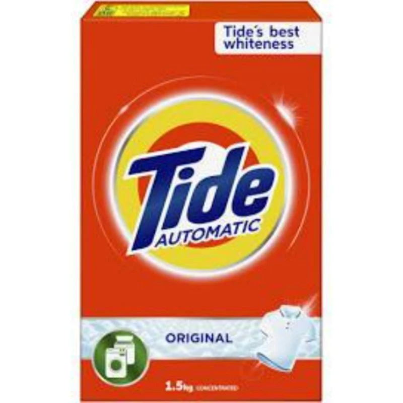 Tide Original Laundry Detergent Powder - 1.5 Kg x 6, Green