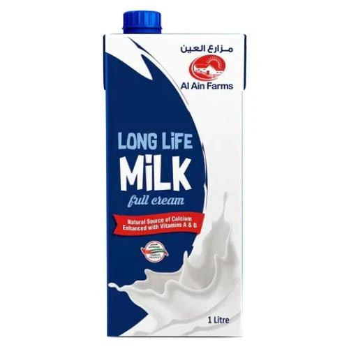 Al Ain Long Life Full Cream Milk 1 Lt x 12