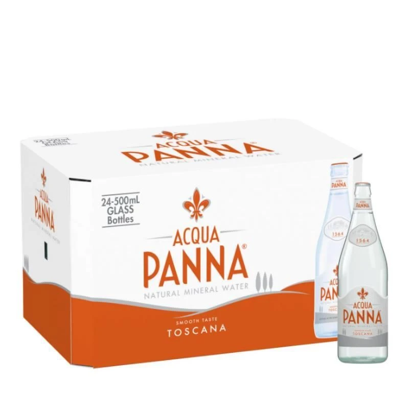 Acqua Panna Natural Still Water Glass 24 x 500ml