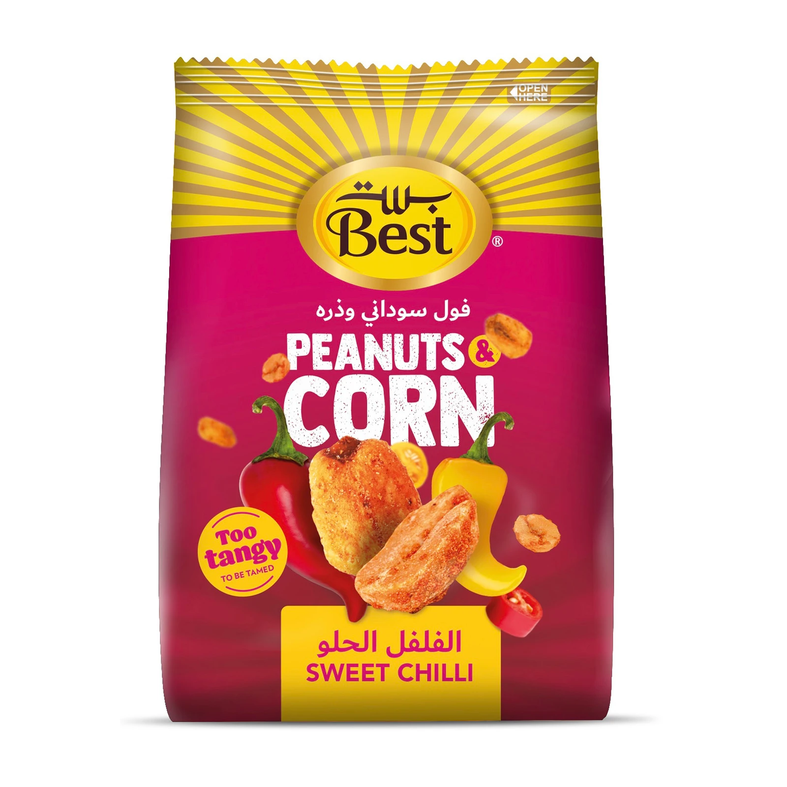 Best Sweet Chilli Peanuts & Corn Bag 150Gm