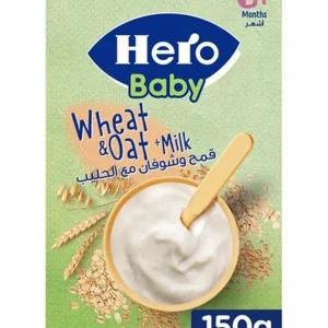 Hero Baby Cereals Wheat & Oat With Milk - 150g
