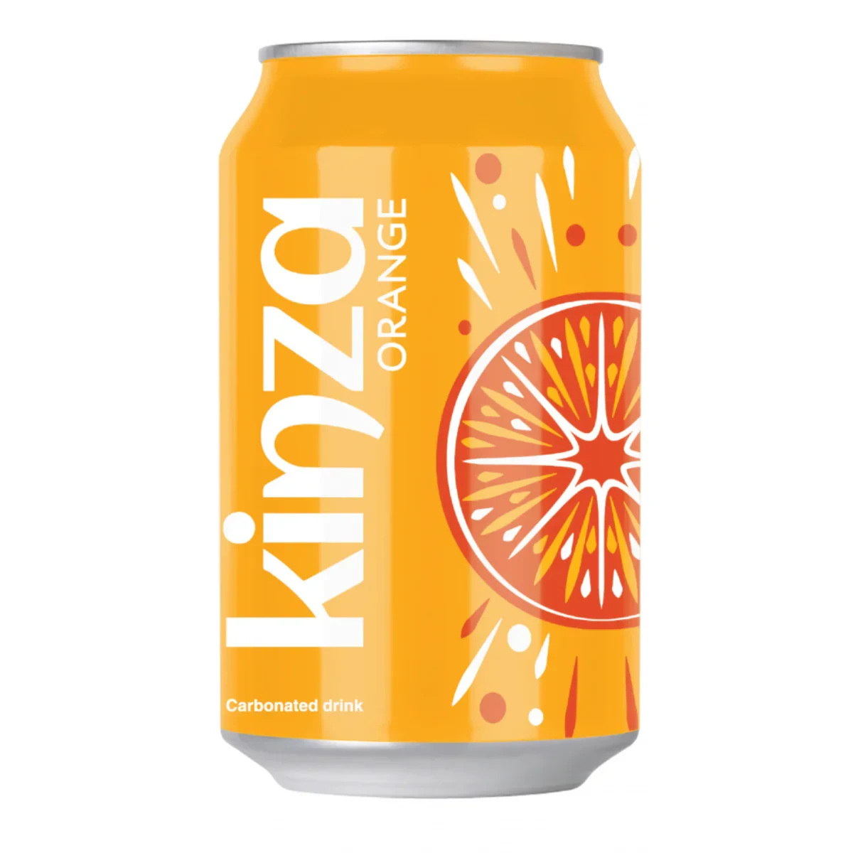 Kinza Orange Carbonated Soft Drink Tin 300 ml