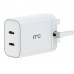 Mycandy TC-D45 Travel Charger 45W Dual Type-C White
